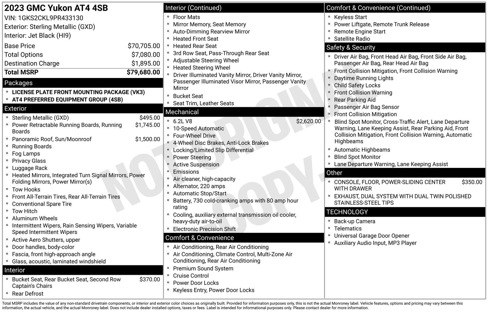 Used 2023 GMC Yukon AT4 image 13