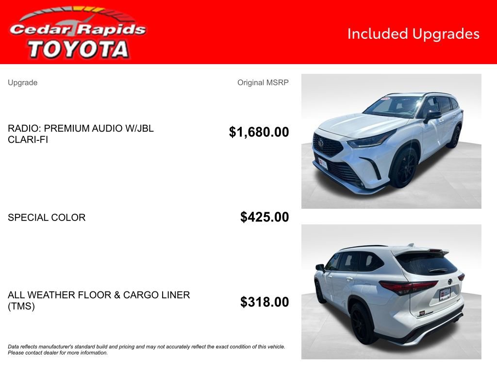 Certified 2021 Toyota Highlander XSE AWD/4WD image 7