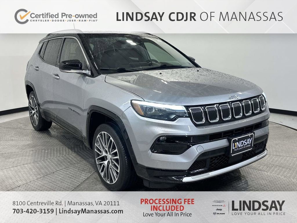 Certified 2022 Jeep Compass Limited w/ Elite Group image 1