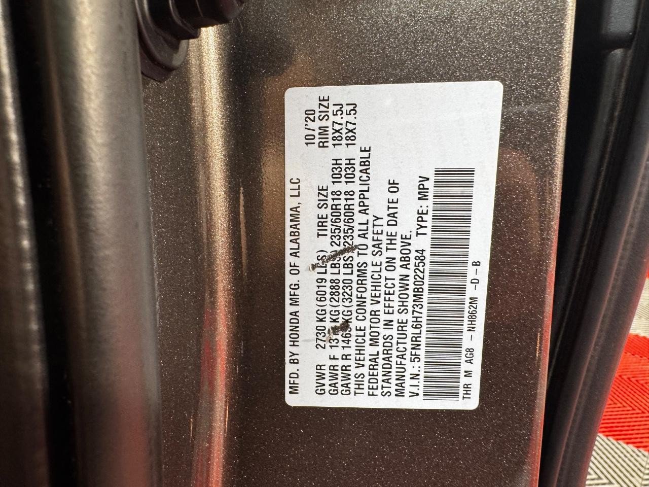 Used 2021 Honda Odyssey EX-L image 33
