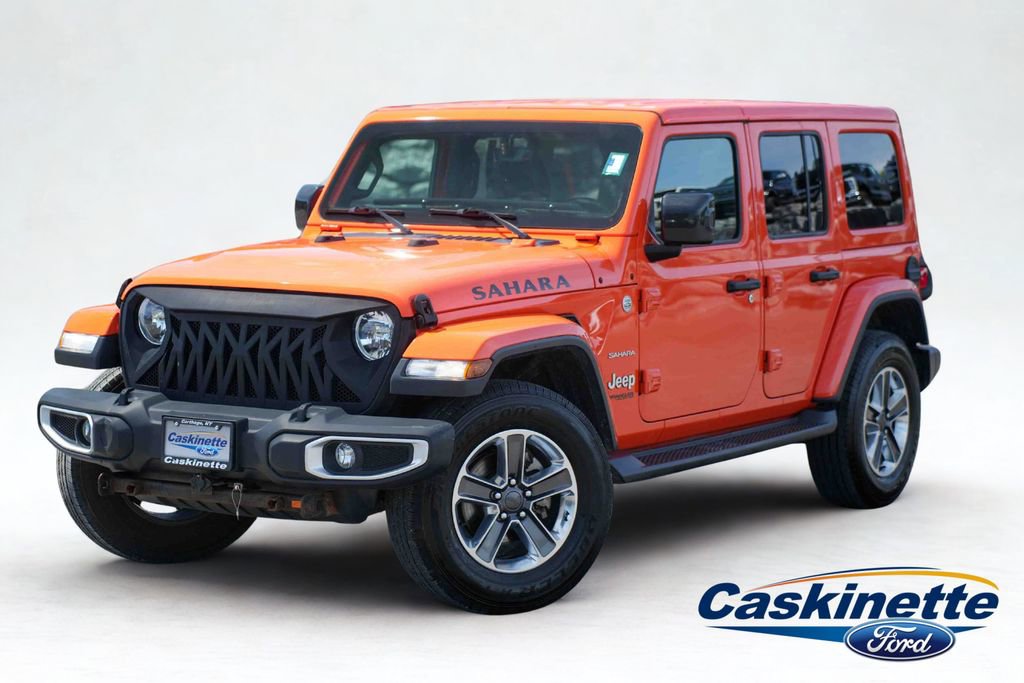 Used 2020 Jeep Wrangler Unlimited Sahara w/ Uconnect 4C Nav & Sound Group