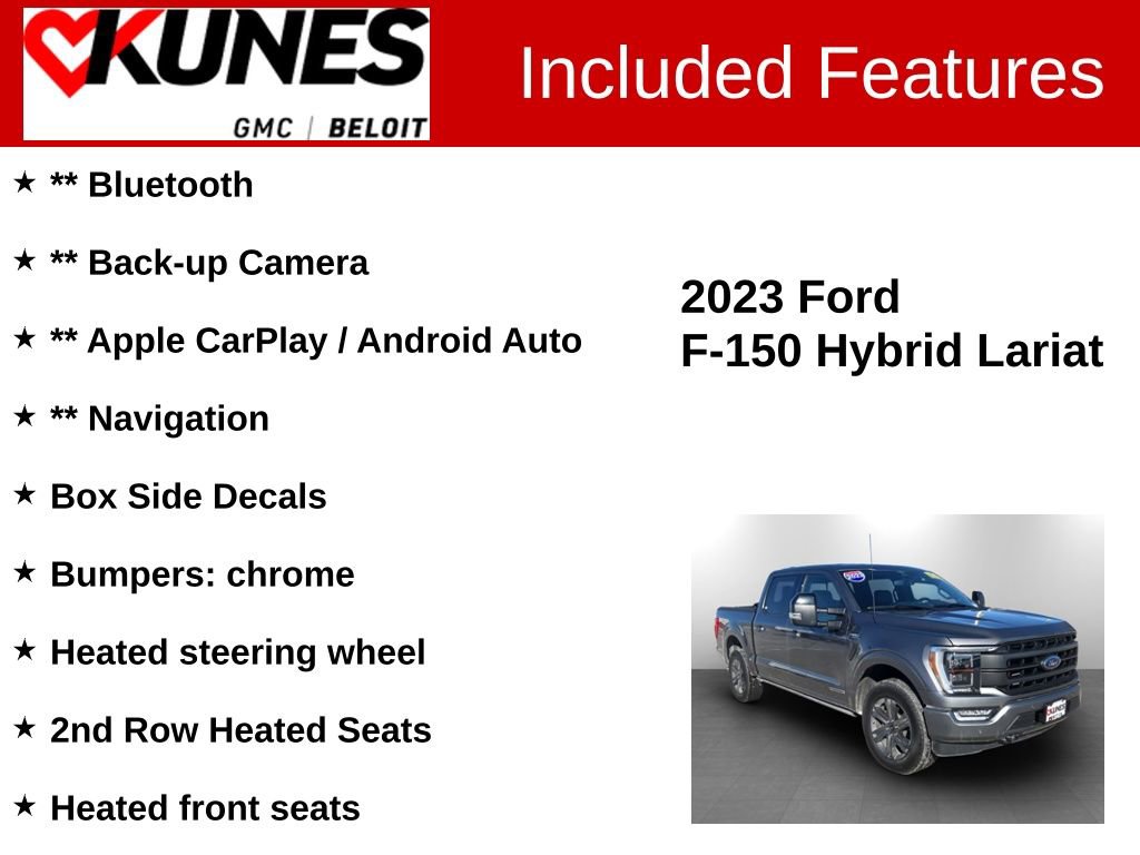 Used 2023 Ford F150 Lariat w/ Equipment Group 502A High video 2