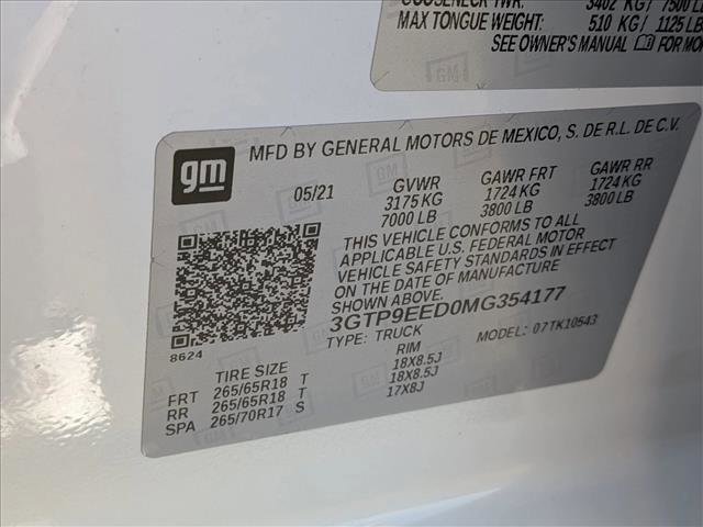 Used 2021 GMC Sierra 1500 AT4 w/ AT4 Preferred Package AWD/4WD image 24