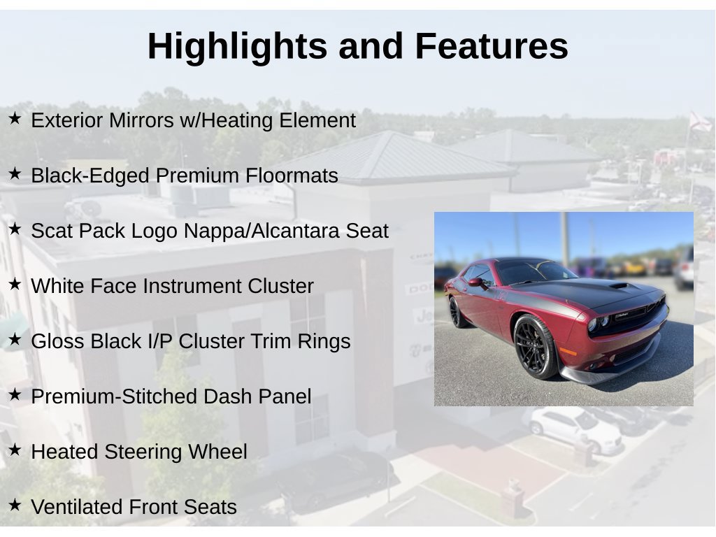 Used 2023 Dodge Challenger R/T Scat Pack w/ T/A Package RWD image 17