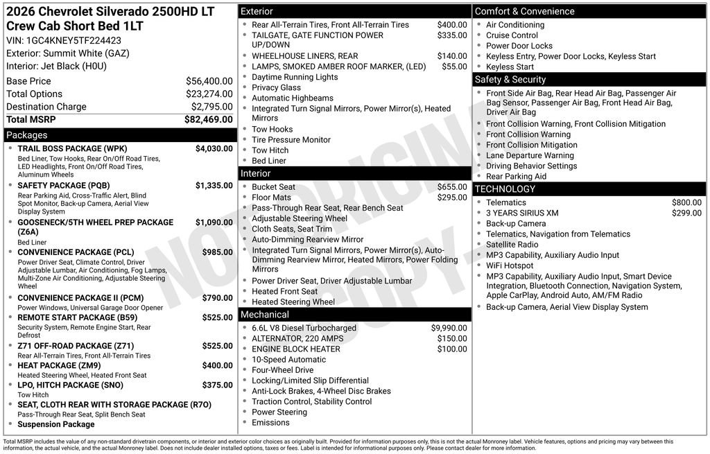 New 2026 Chevrolet Silverado 2500 LT w/ Trail Boss Package image 28