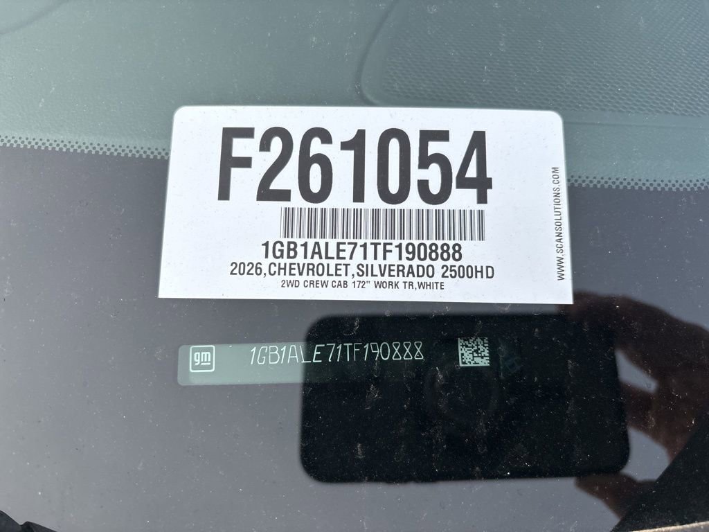 New 2026 Chevrolet Silverado 2500 W/T w/ WT Convenience Package image 33