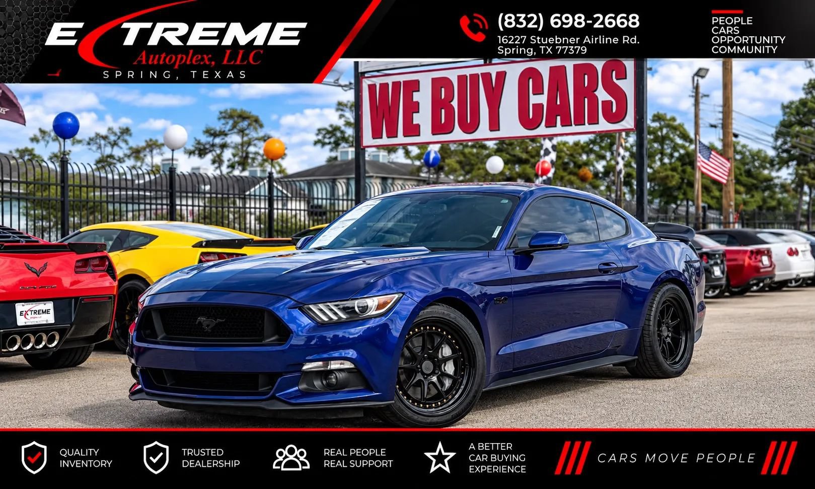 Used 2016 Ford Mustang GT Premium w/ Equipment Group 401A RWD image 1