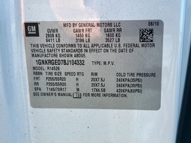 Used 2011 Chevrolet Traverse LT w/ White Premiere Package FWD image 25