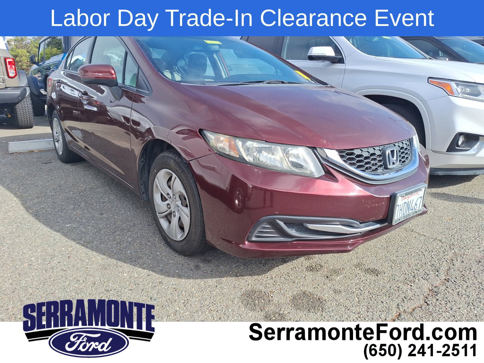 Used 2014 Honda Civic LX