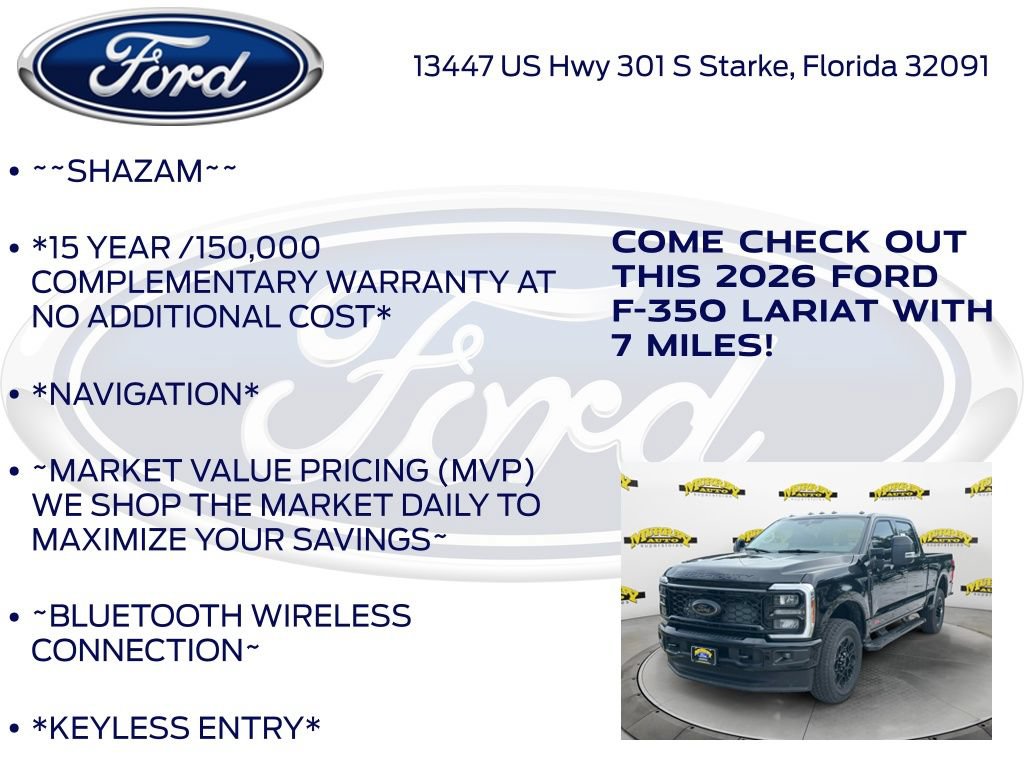 New 2026 Ford F350 Lariat w/ Black Appearance Package AWD/4WD image 5