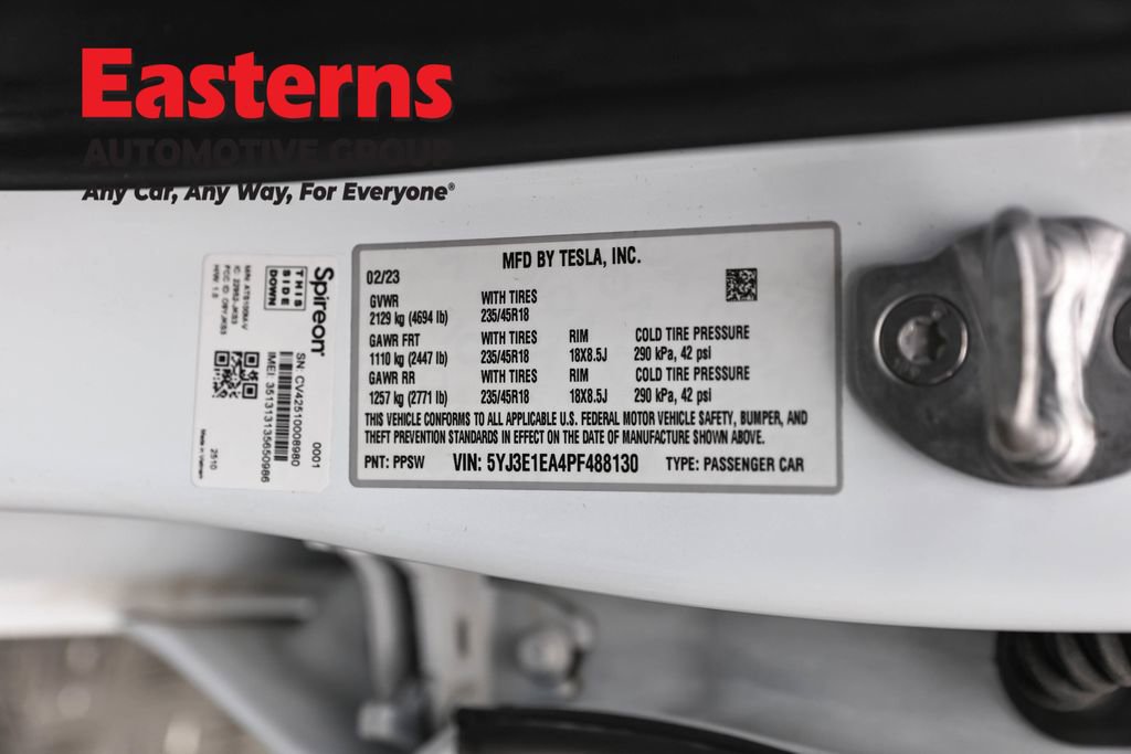 Used 2023 Tesla Model 3 Standard Range RWD image 30