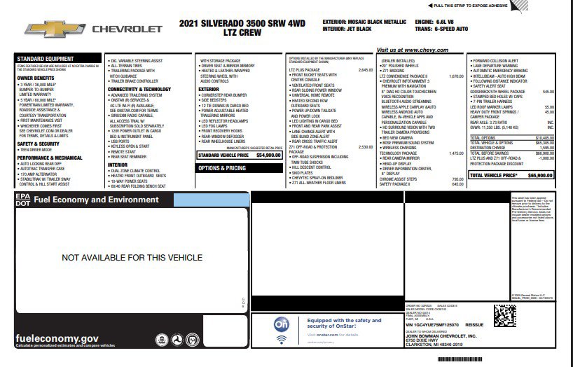 Used 2021 Chevrolet Silverado 3500 LTZ w/ LTZ Plus Package image 4