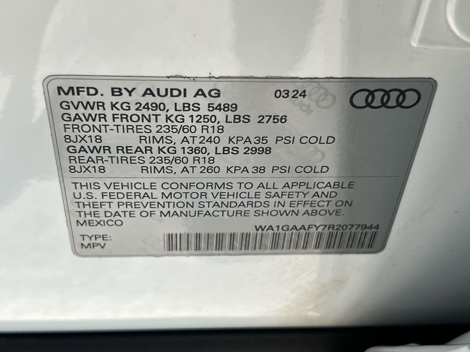 Certified 2024 Audi Q5 2.0T Premium AWD/4WD image 33
