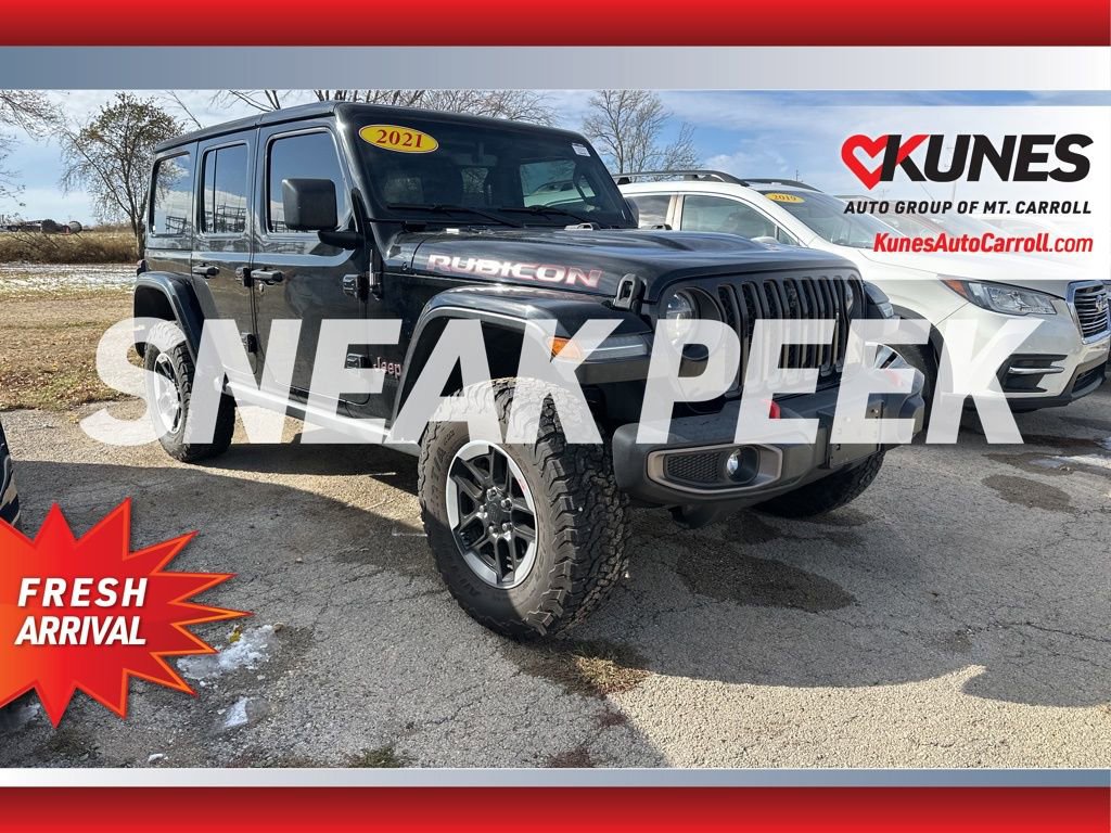 Used 2021 Jeep Wrangler Unlimited Rubicon w/ Uconnect 4C Nav & Sound Group
