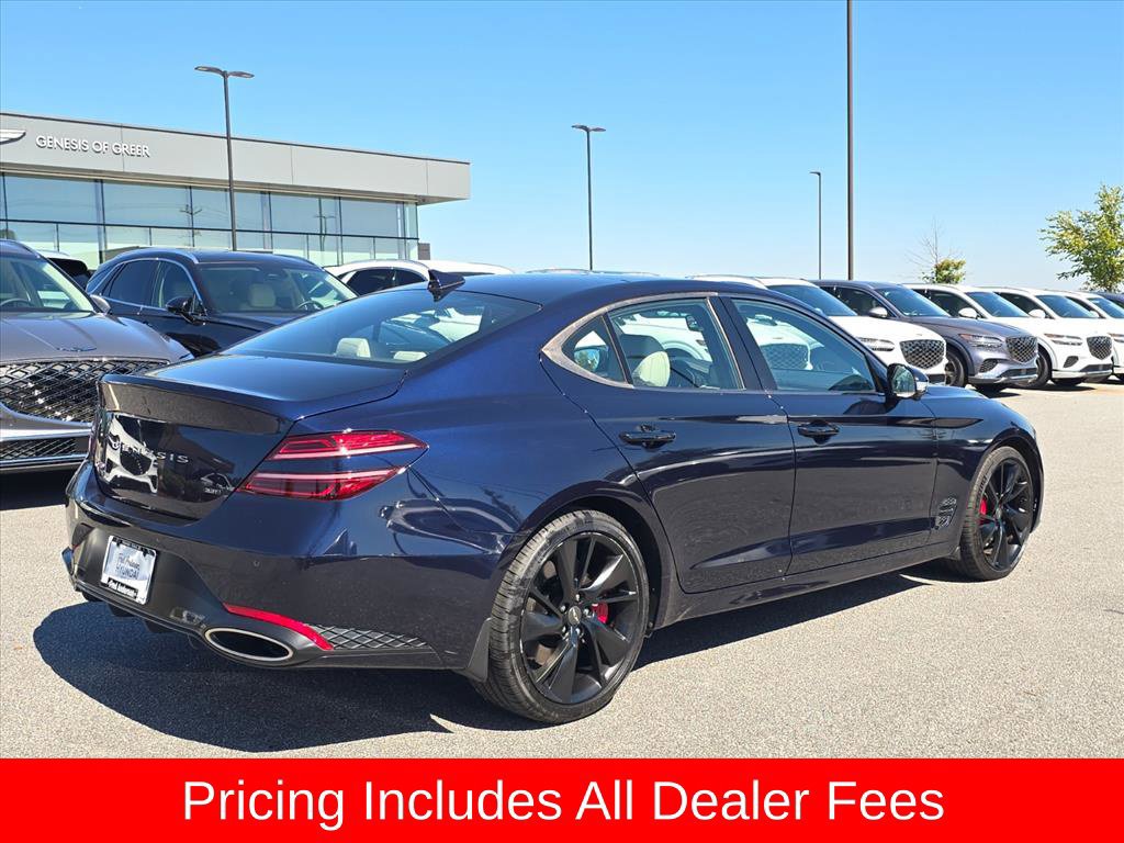 Used 2023 Genesis G70 3.3T w/ Sport Prestige Package RWD image 3