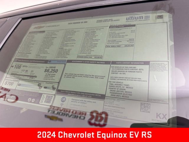 New 2024 Chevrolet Equinox EV RS image 30