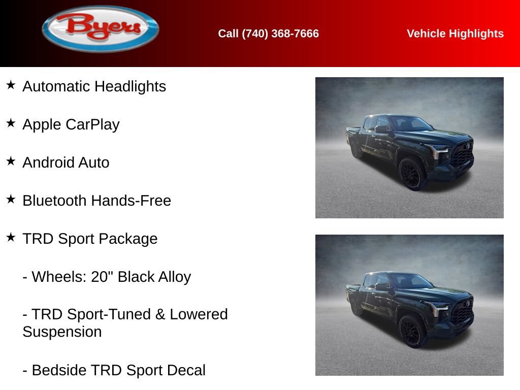 Used 2022 Toyota Tundra SR5 w/ TRD Sport Package AWD/4WD image 12
