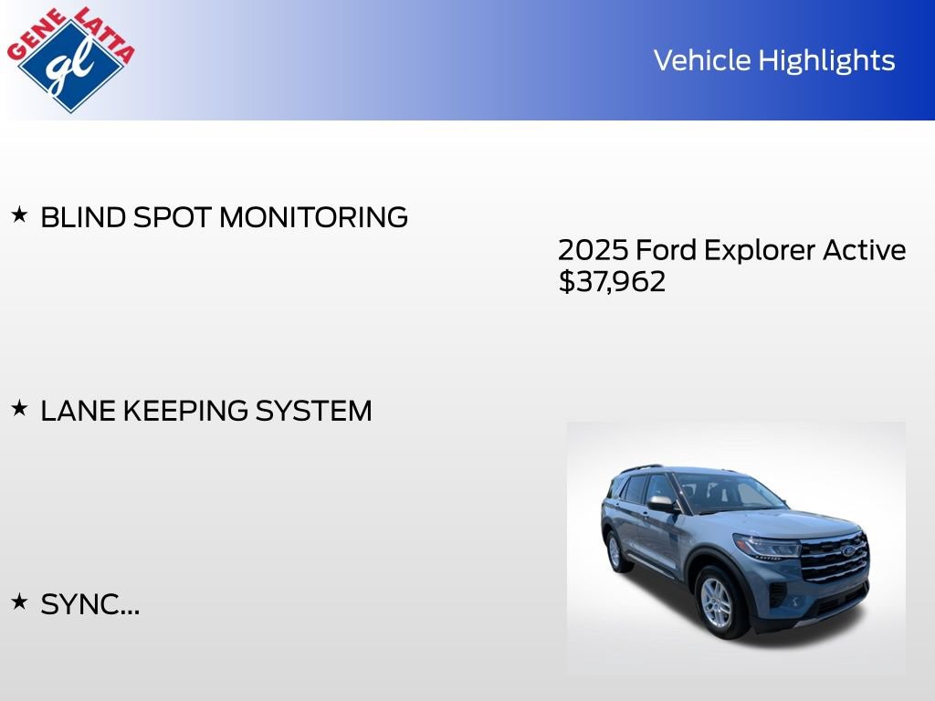 Used 2025 Ford Explorer Active AWD/4WD image 34