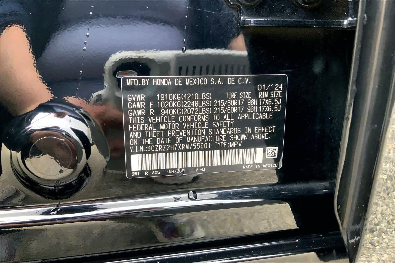 Used 2024 Honda HR-V EX-L image 34