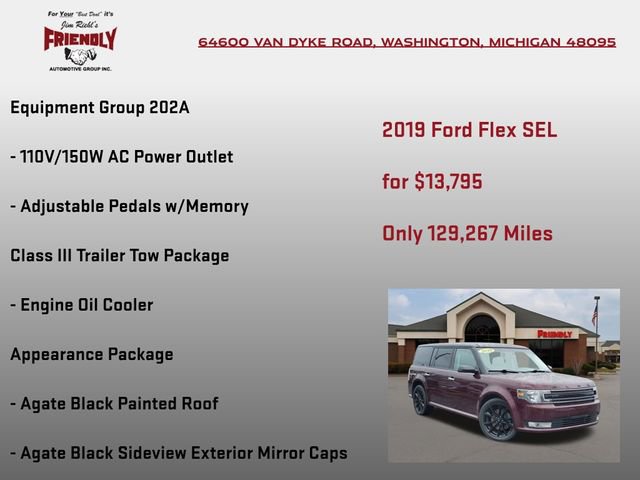 Used 2019 Ford Flex SEL w/ Equipment Group 202A image 10