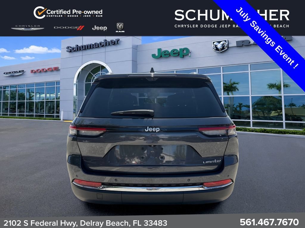 Certified 2024 Jeep Grand Cherokee Limited w/ Luxury Tech Group II RWD image 6