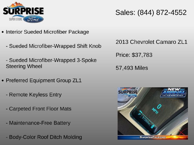 Used 2013 Chevrolet Camaro ZL1 RWD image 6
