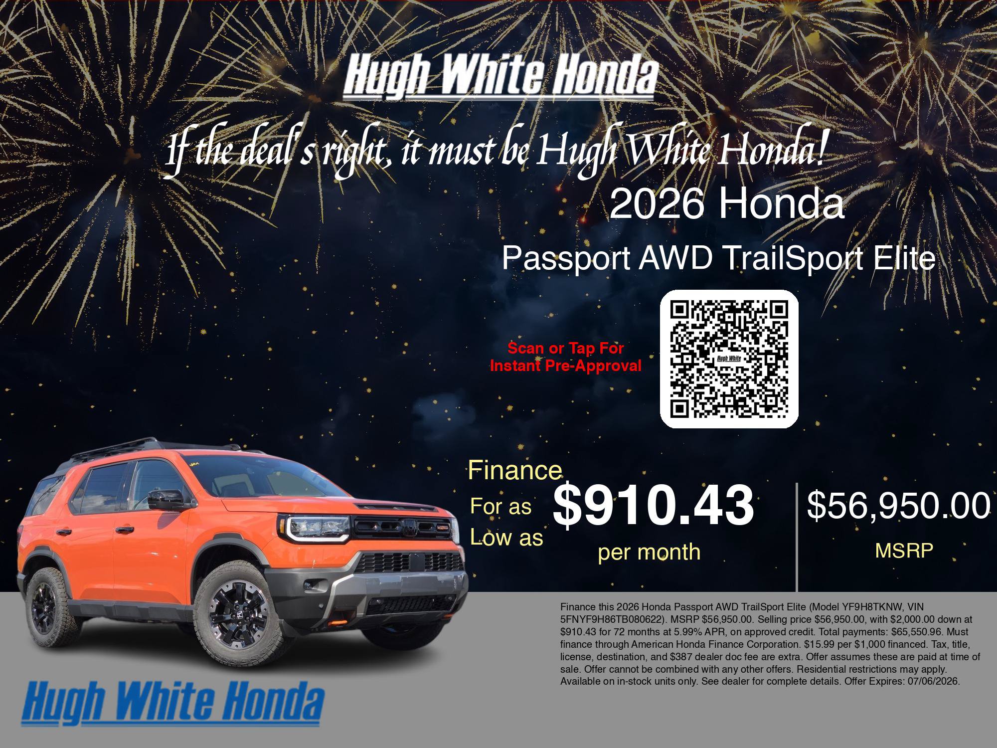 New 2026 Honda Passport TrailSport Elite image 7