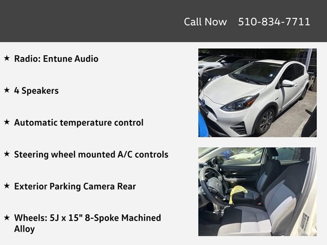 Used 2019 Toyota Prius C w/ Carpet Mat Package FWD image 4