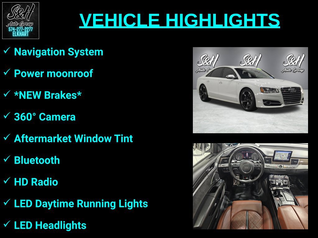Used 2015 Audi S8 AWD/4WD image 3
