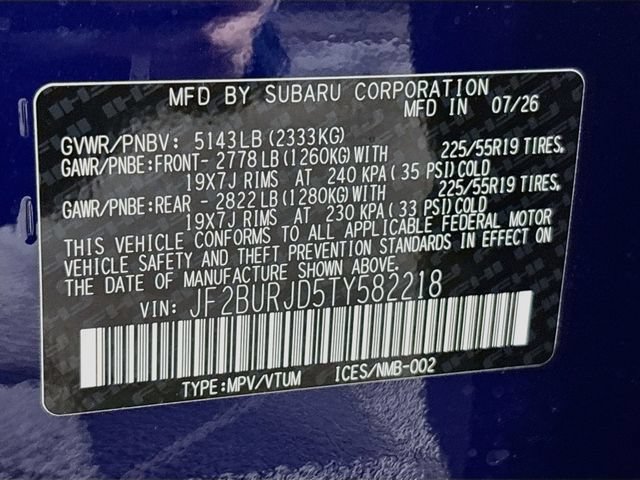 New 2026 Subaru Outback Touring XT AWD/4WD image 33