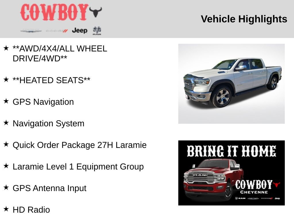 Used 2023 RAM 1500 Laramie AWD/4WD image 5