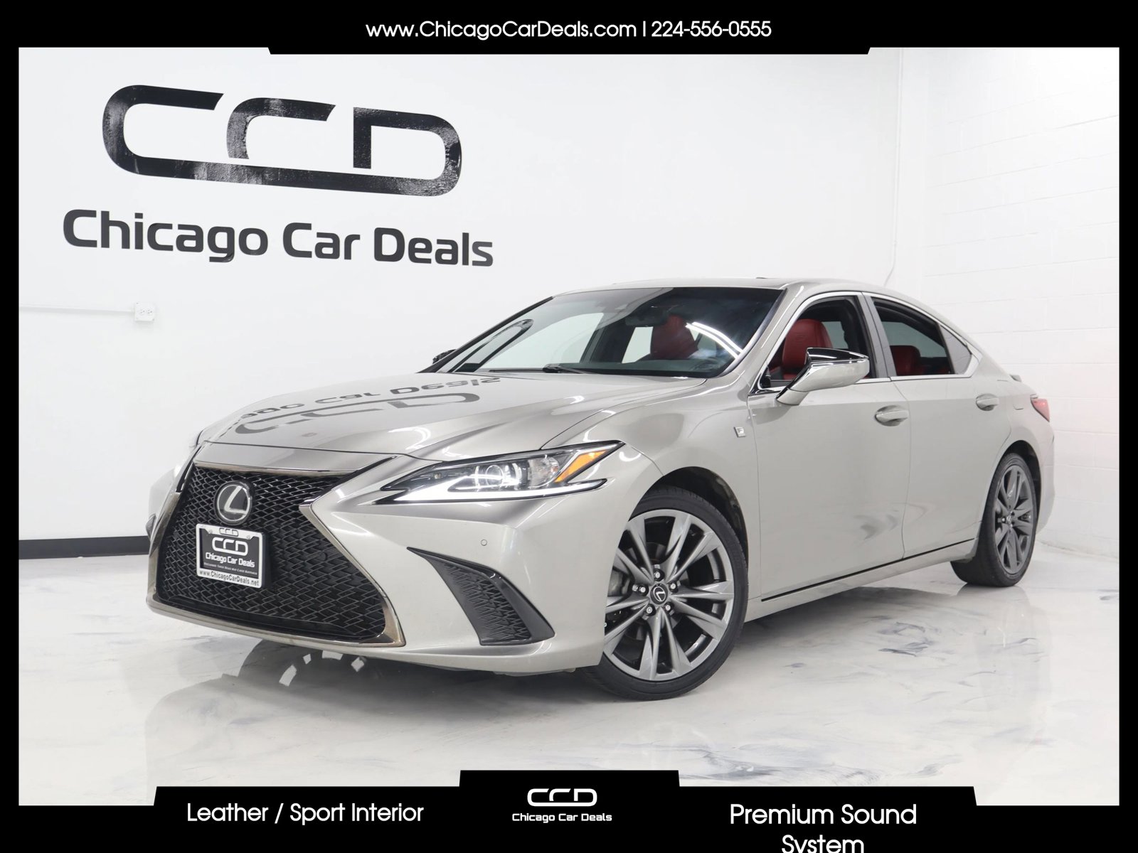 Used 2019 Lexus ES 350 F Sport w/ Accessory Package 2 FWD image 1