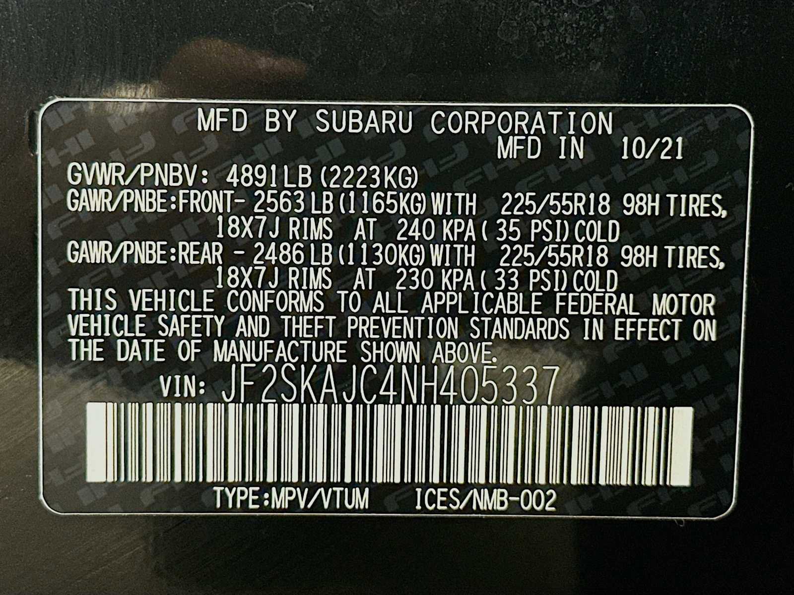 Certified 2022 Subaru Forester Sport w/ Popular Package #3 image 30