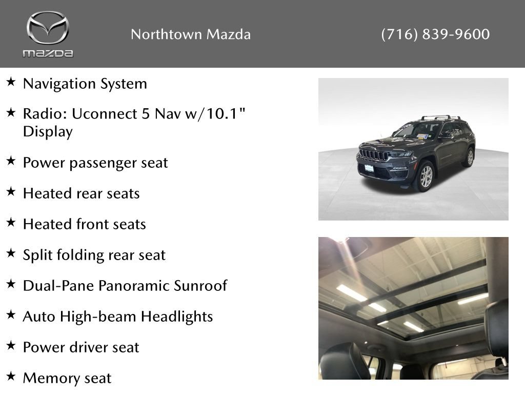 Used 2023 Jeep Grand Cherokee Limited AWD/4WD image 2