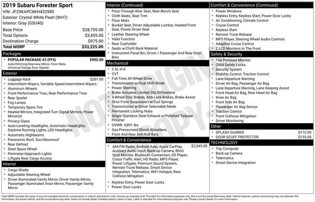 Used 2019 Subaru Forester Sport w/ Popular Package #2 image 12