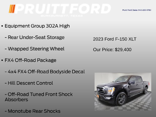 Used 2023 Ford F150 XLT w/ Equipment Group 302A High AWD/4WD image 19