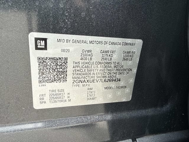 Used 2020 Chevrolet Equinox LT AWD/4WD image 28