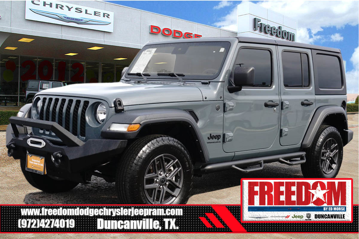 Certified 2024 Jeep Wrangler Unlimited Sport AWD/4WD image 1