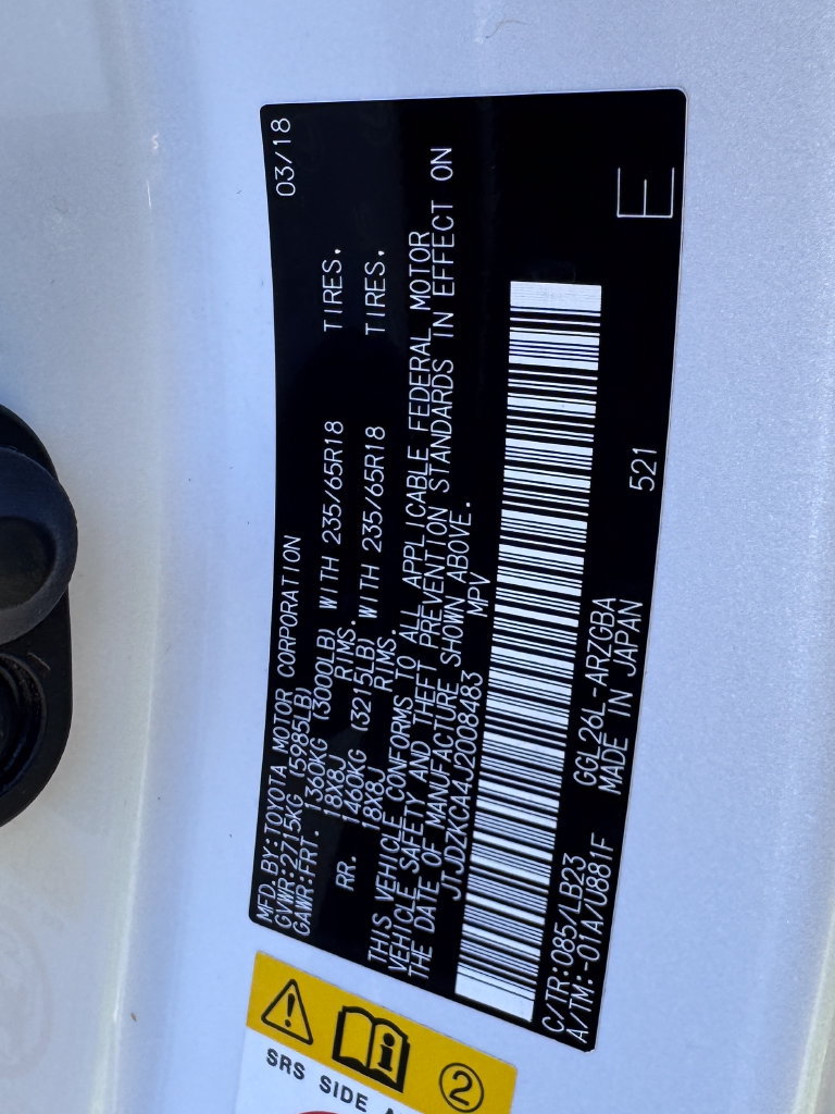 Used 2018 Lexus RX 350L AWD image 36