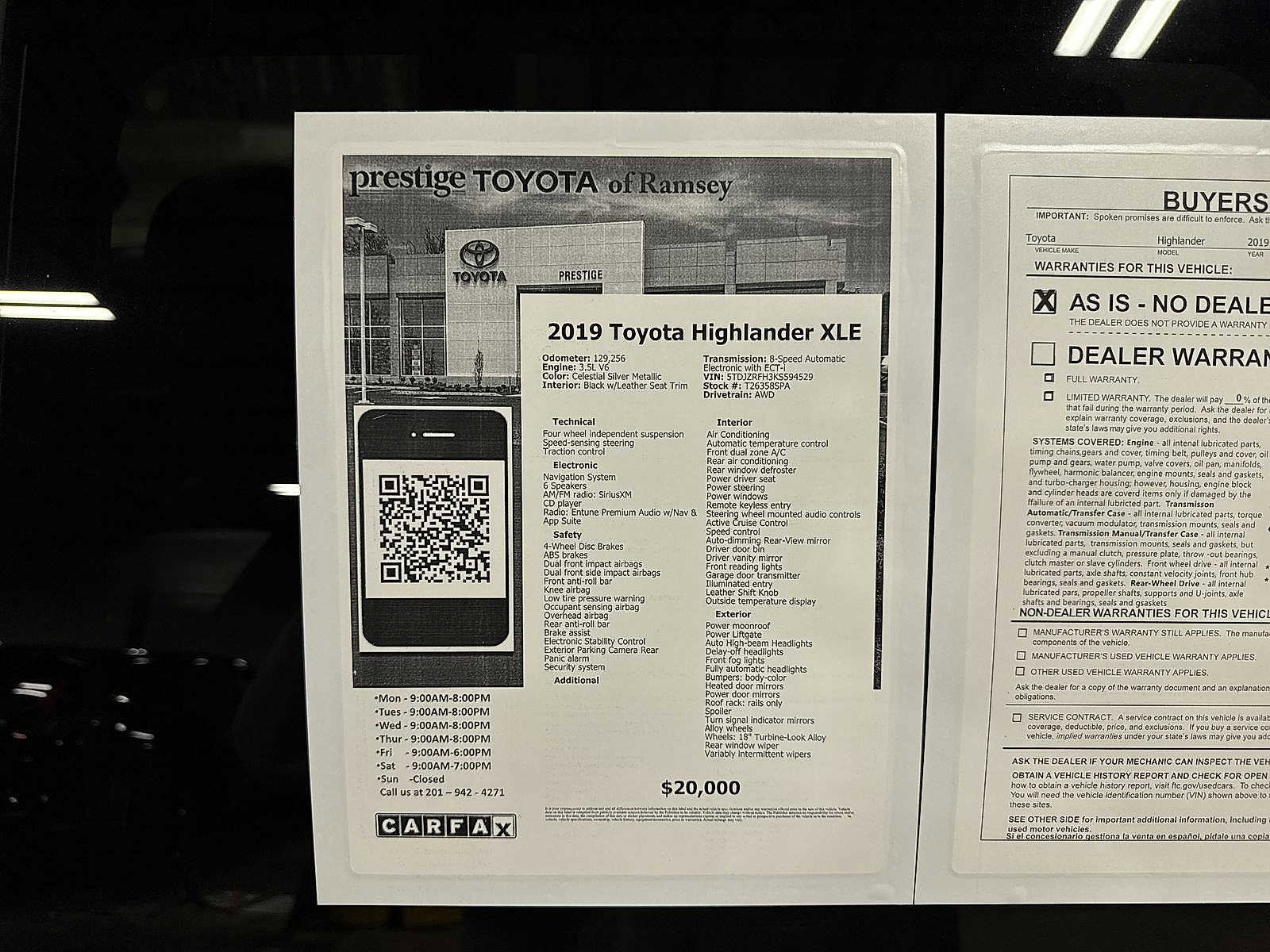 Used 2019 Toyota Highlander XLE image 13