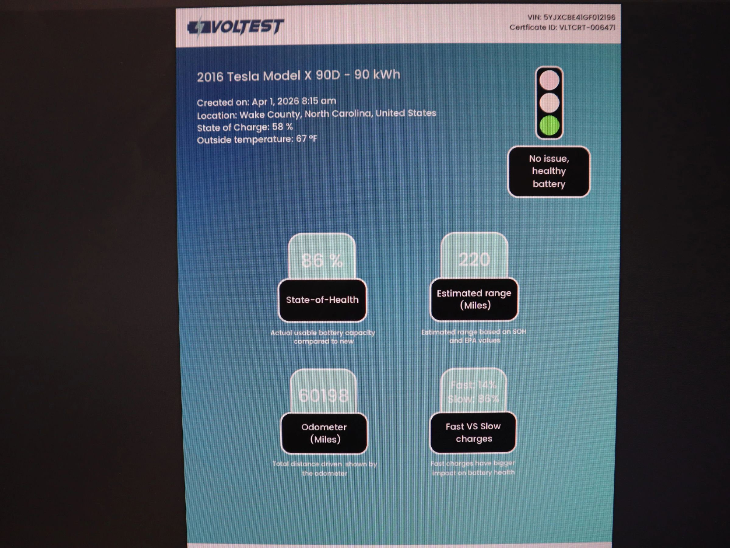 Used 2016 Tesla Model X Performance image 31