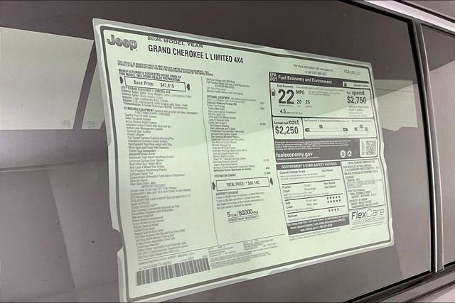 New 2026 Jeep Grand Cherokee L Limited image 14