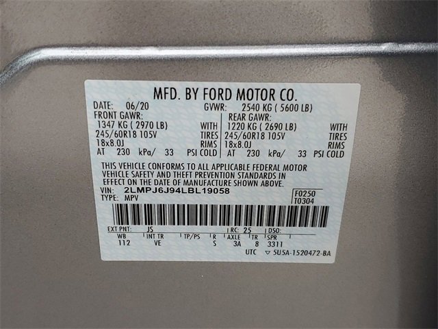 Used 2020 Lincoln Nautilus FWD image 30