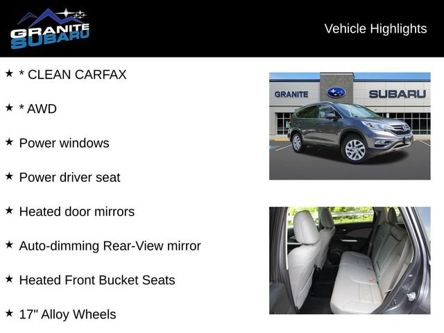 Used 2015 Honda CR-V EX-L image 2