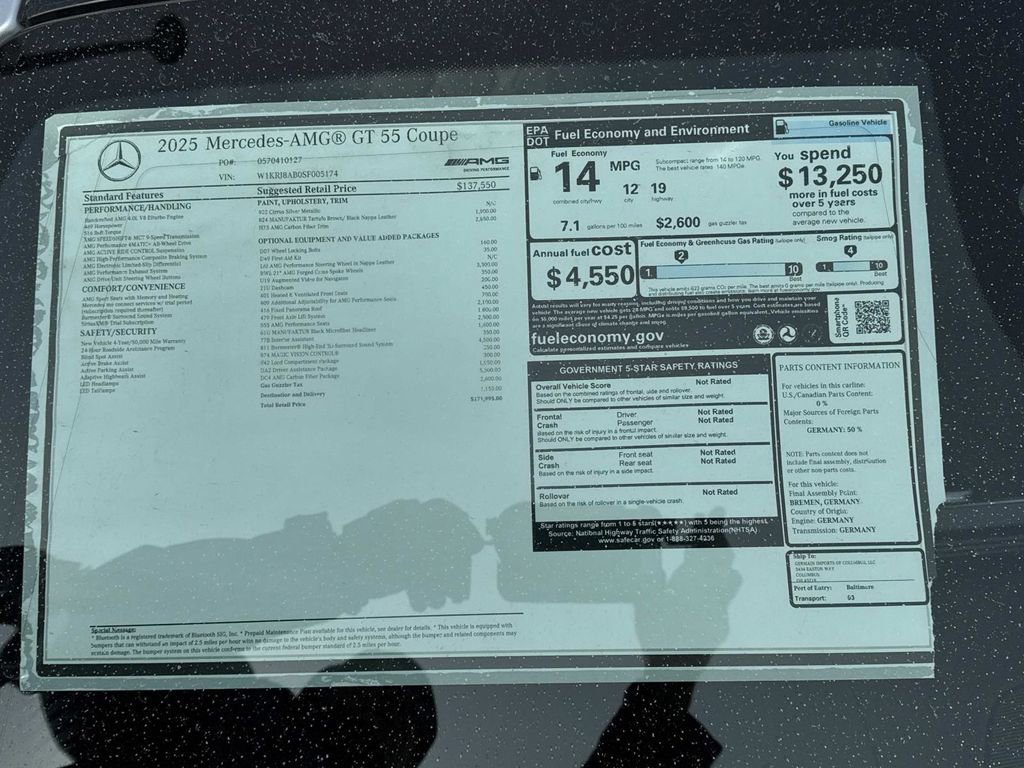 New 2025 Mercedes-Benz AMG GT 55 image 8