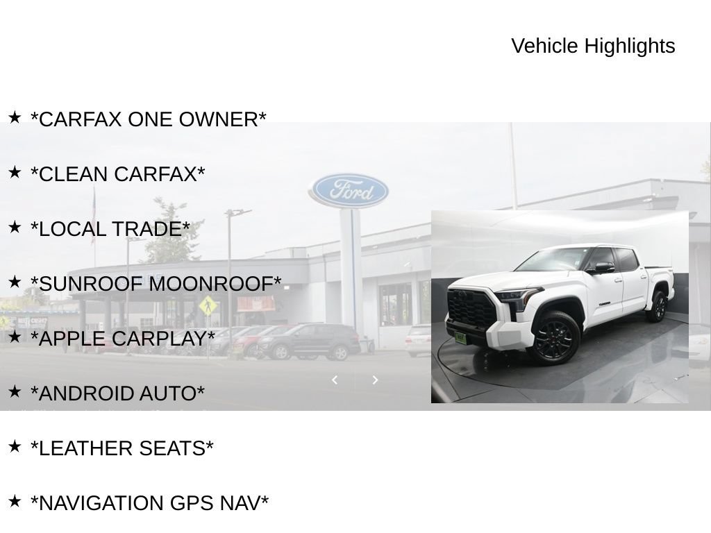 Used 2024 Toyota Tundra Limited w/ TRD Off-Road Package AWD/4WD image 9