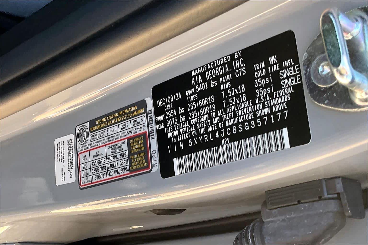 Used 2025 Kia Sorento S w/ Panoramic Sunroof Package FWD image 34