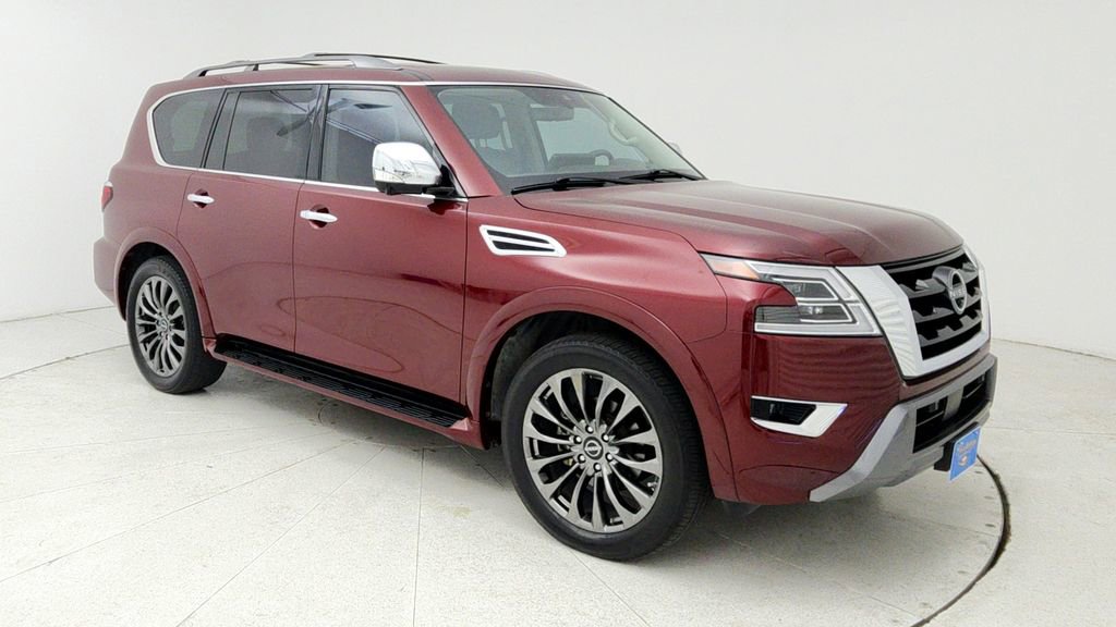 Used 2023 Nissan Armada Platinum w/ Captain's Chairs Package image 1