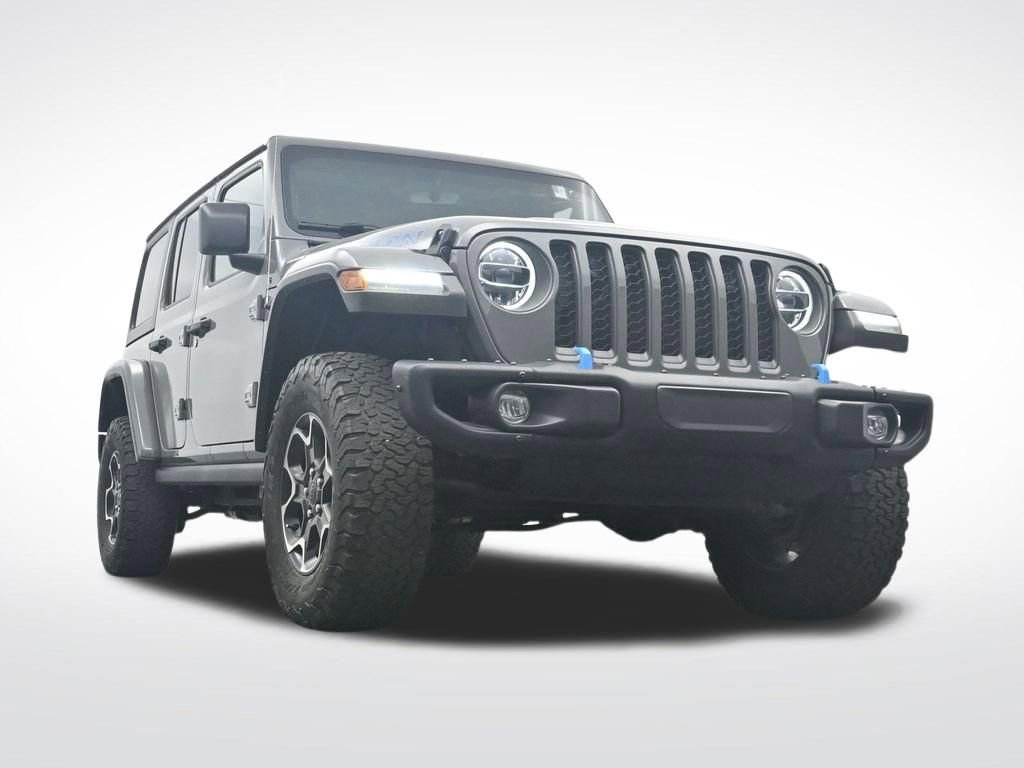 Used 2021 Jeep Wrangler Unlimited Rubicon 4xe w/ Steel Bumper Group AWD/4WD image 32