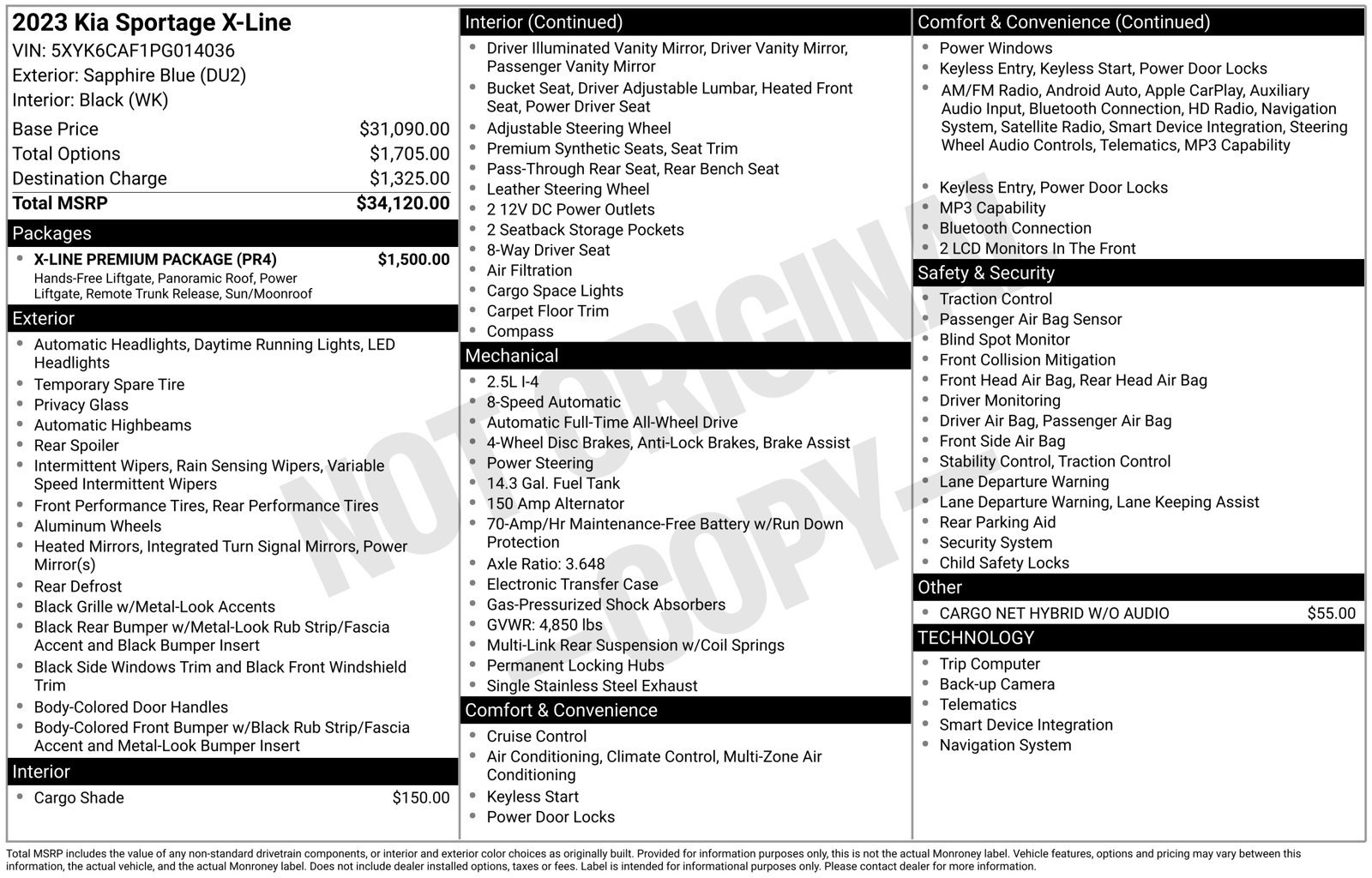 Used 2023 Kia Sportage X-Line w/ X-Line Premium Package AWD/4WD image 39